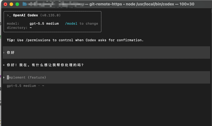 Mac 使用 Codex